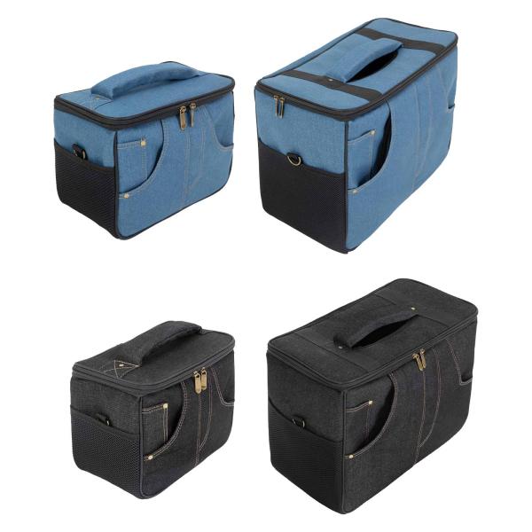 ギターアンプ収納ケース、スピーカーオーガナイザー、耐衝撃、ハンドルストラップ付き、楽器アクセサリー旅行用キャリーバッグ