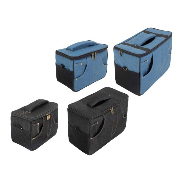 ギターアンプ収納ケース、スピーカーオーガナイザー、耐衝撃、ハンドルストラップ付き、楽器アクセサリー旅行用キャリーバッグ