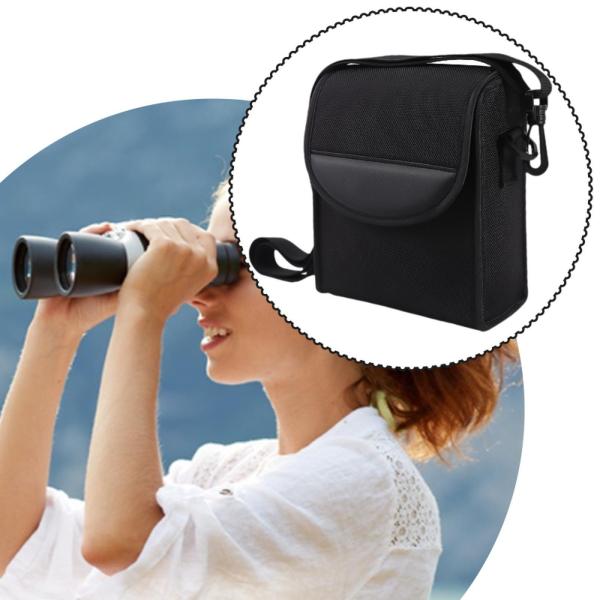 双眼鏡バッグ 丈夫で耐摩耗のある保護キャリーケースオーガナイザー バックパッキング キャンプ バードウォッチング 登山 ハイキング用