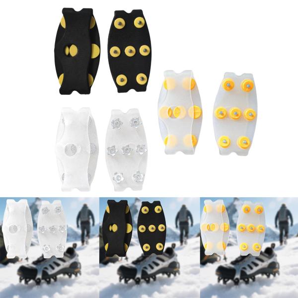 アウトドア用アイスクリートシューズ スノートラクションクリート アイス スノーグリップ 釣り ウォーキング 登山用