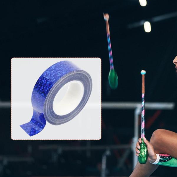 新体操フープテープ 装飾テープ 貼り付け簡単 多目的 厚手フープステッカー 体操用具の装飾