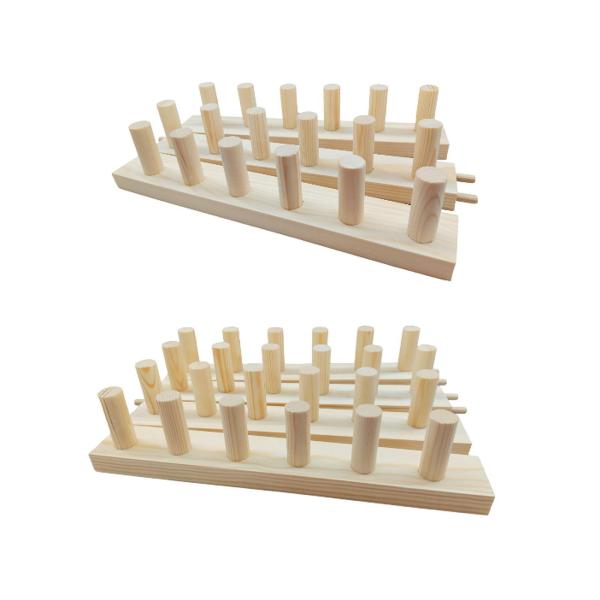 チャンキーブランケット織機、手編みパーティーホームデコレーション拡張可能な木製織り機フレーム初心者スカーフDIY愛好家向け