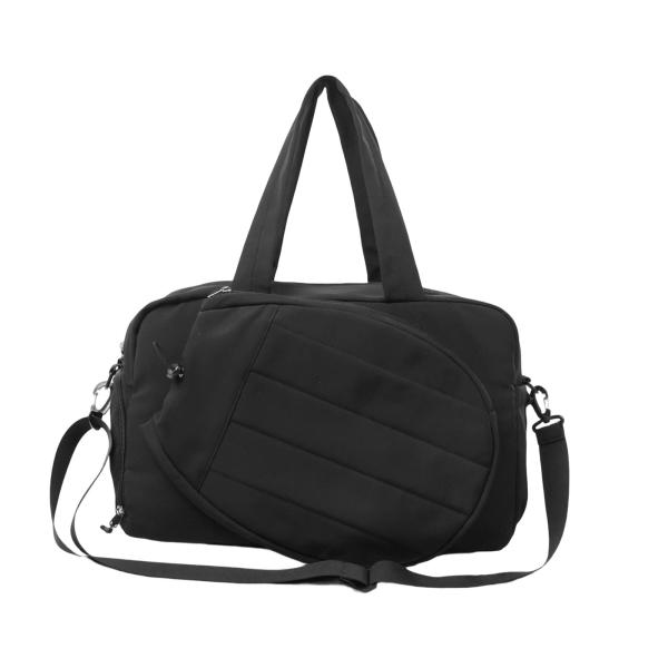 テニスジムバッグ 多目的保護ナイロン 独立したシューズコンパートメント付き 男女兼用 ポータブルスポーツギア ラケットバッグ