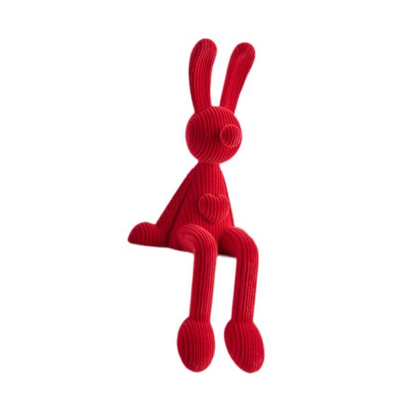 座っているウサギの置物 バニーセンターピース 工芸品 樹脂製 抽象芸術 コレクター向け ホテル バーカウンター 本棚 装飾