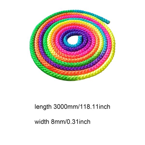 新体操ロープ プロフェッショナル 実用的 フィットネス機器 軽量 多目的 体操用具 プレミアム用品