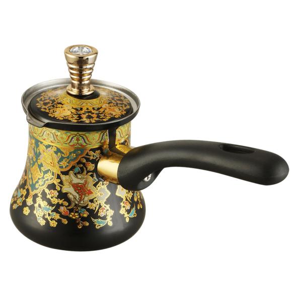 ガスコンロ用コーヒーポット チョコレートメルティングポット ギフト 快適なポータブルティーポット バターミルクウォーマージャグ オフィス 家庭用