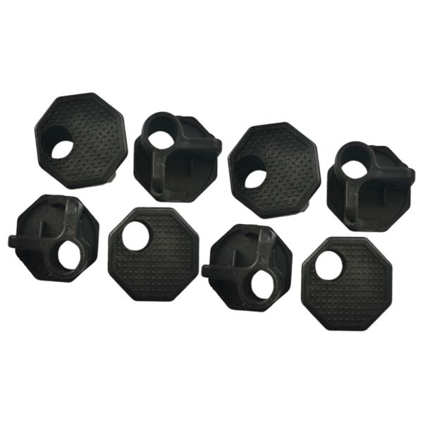 8 個入り キャンプ用チェアコネクタアクセサリー 耐久に優れた耐摩耗交換修理キット バックパッキングスツール用アタッチメント