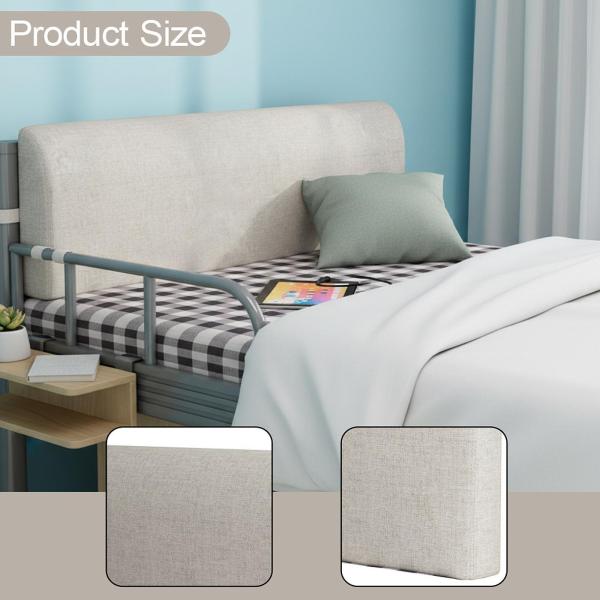 ベッドハンギングヘッドピロー、モダンな読書用クッション、シングルベッドのベッドサイドクッション