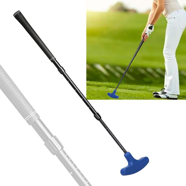 伸縮式ゴルフパター 双方向滑り止め ポータブル 快適なグリップ 初心者向けトレーニング 子供用パター 長さ調節可能