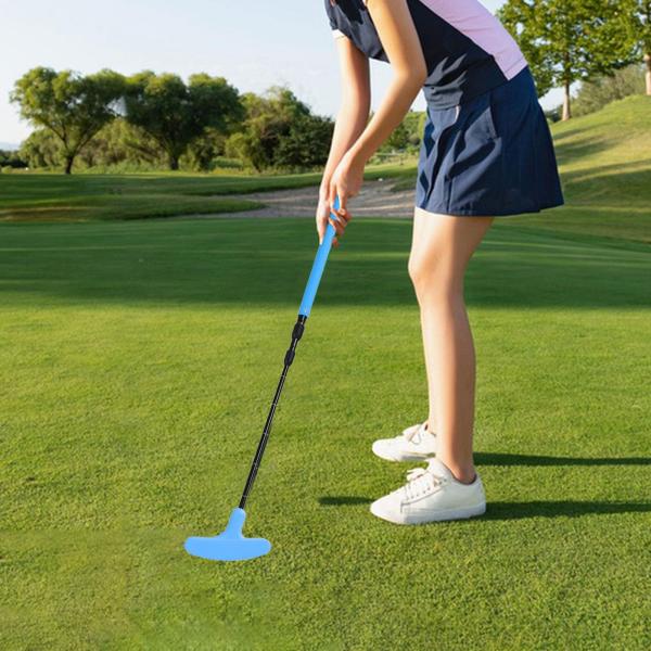 ゴルフパター 右利き・左利き対応 ポータブルトレーニング 軽量 子供用パター 長さ調節可能 大人 子供 初心者向け