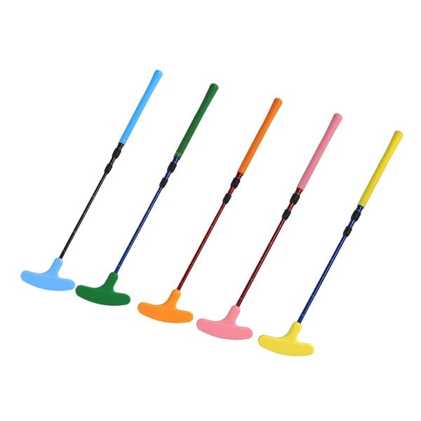 ゴルフパター 右利き・左利き対応 ポータブルトレーニング 軽量 子供用パター 長さ調節可能 大人 子供 初心者向け