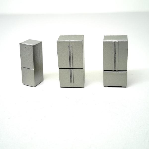 1/64スケール ミニチュア冷凍庫 ドールハウス ミニ冷蔵庫 デコレーション 生活シーン DIY フレンドリー ミニチュア家具 ごっこ遊び おもちゃ