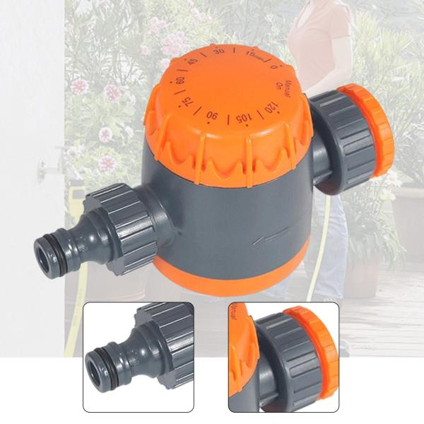 スプリンクラータイマー 自動散水タイマー 温室用 16mmポート 簡単接続 屋外パティオコンバーター 植物散水装置