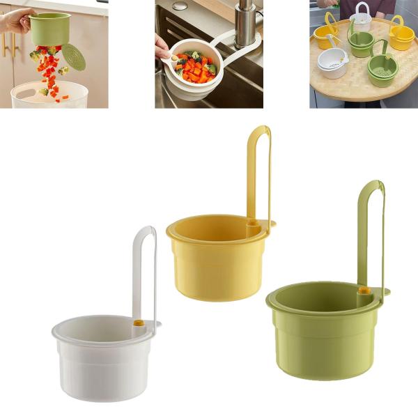 キッチンシンク用排水バスケット、野菜や果物の水切りバスケット、家庭用実用的残り物フィルター、食品キャッチャー、ストレーナー