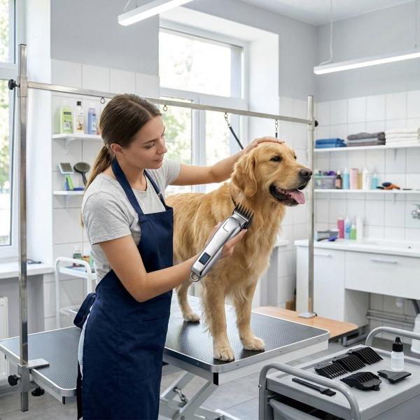 ペット用バリカン プロ仕様 多用途 動物 使いやすい 人間工学に基づいたスムーズな低騒音 犬グルーミングキット 犬バリカン