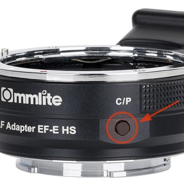 Commlite 電子マウントアダプター CM-EF-E HS（キヤノンEFマウント 