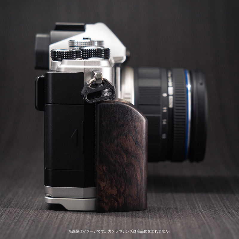 YUWOOD Y-OM3-GPS OLYMPUS オリンパス OM SYSTEM OM-3 専用 黒檀ウッド