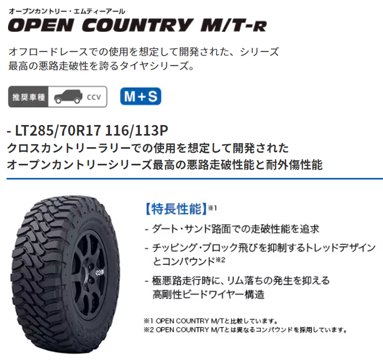 お値下げ中!①オープンカントリー195R16C 2本セット oldgear_ocmtr1