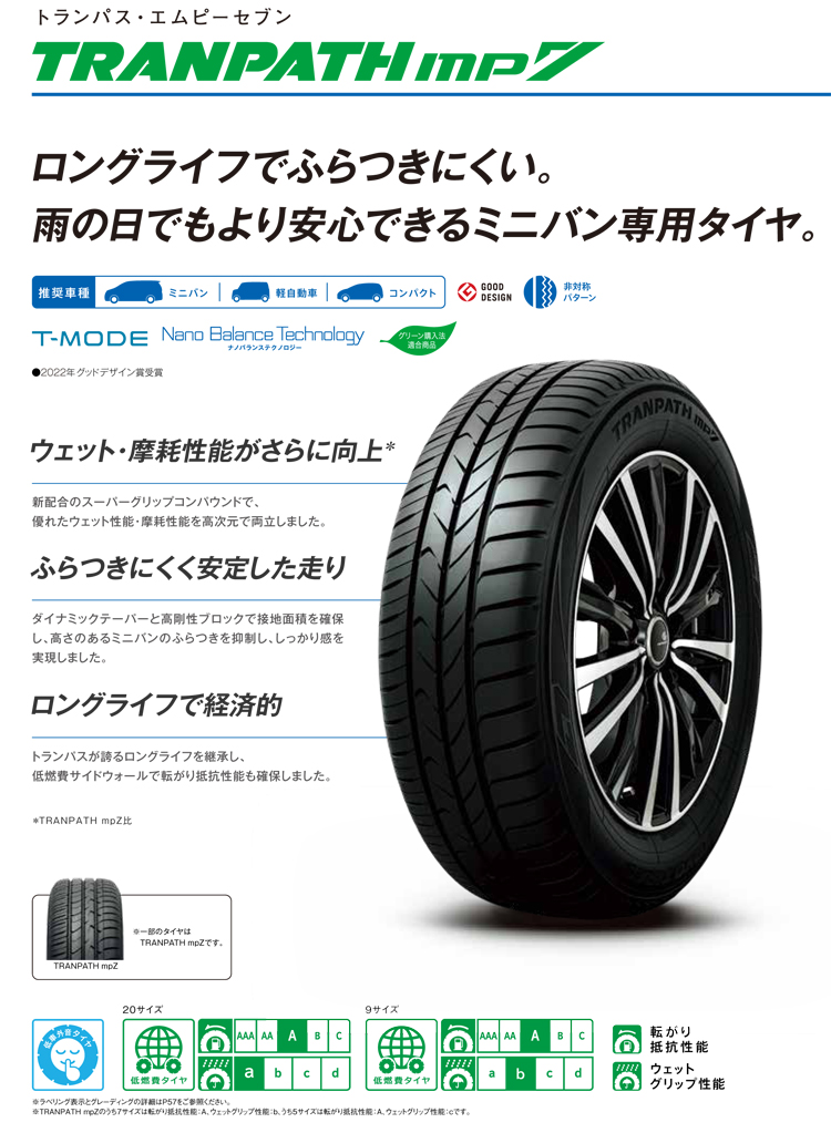 新品165/60 R15 トーヨーTRANPATH MP7サマータイヤ 4本 TRANPATH トーヨータイヤ 165/60R15 77H MP7 トランパス 4本