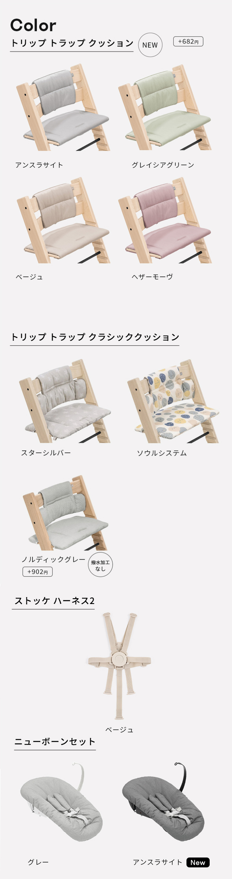 公式 ストッケ トリップトラップ ニューボーン 6点 バンドルセット