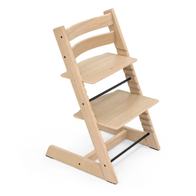 【美品】ストッケ ベビーチェア 木製　欧風 トリップトラップ 公式 ストッケ チェア オーク + ベビーセット