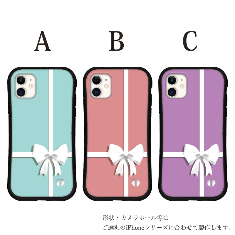 iphone16 ケース リボン ギフト iphone 16 Pro 16e 15 14 ケース 12 13 mini se スマホケース 携帯ケース カバー iface 型 iphone用ケース 抗菌 日本製 | iPhone | 02