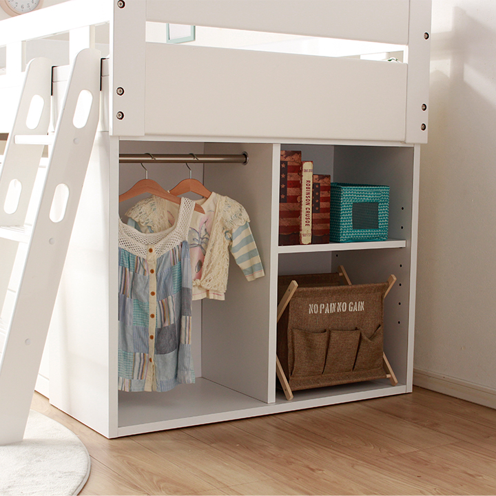 システムベッド ロフトベッド 大人 大人用 子供用 幅203X奥行105X高さ