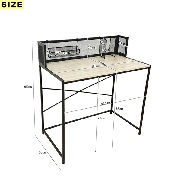 デスク 机 パソコンデスク PCデスク 幅90 仕事机 省スペース ワーク