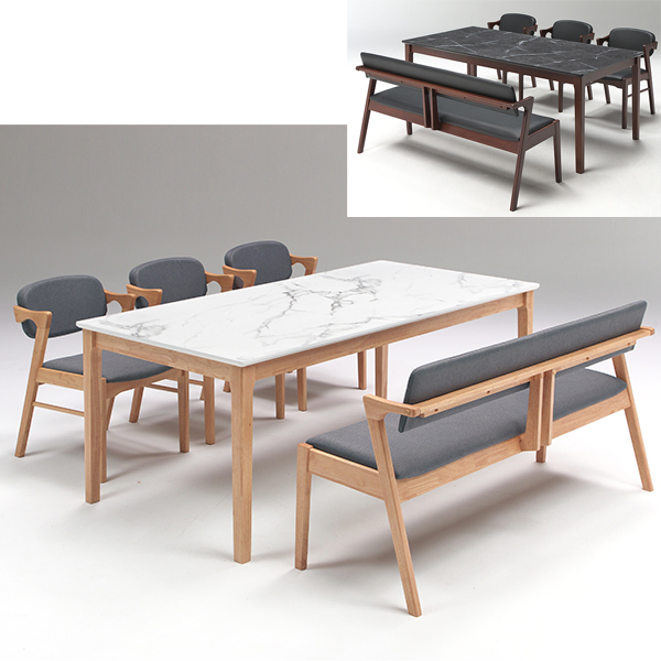 ダイニングセット ダイニングテーブルセット 木製 6人掛け 6人用 幅