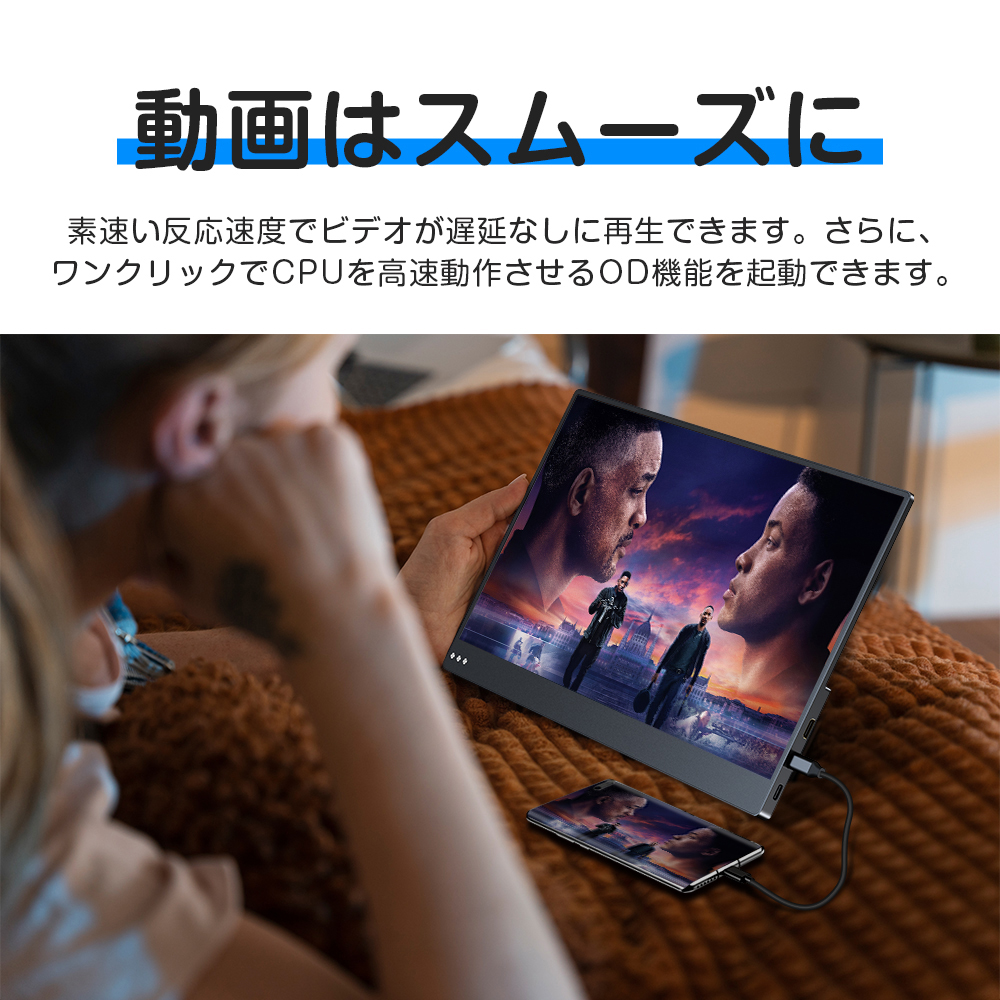 SALE／超軽量薄型 ブラック パープル 2色 EVICIV 13.3インチ 4K モバイルモニター ゲーミングモニター  PC/スマホ/Switch/PS5/iPhone用 モバイルディスプレイ : cp009 : gonYahoo!店 - 通販 -  Yahoo!ショッピング