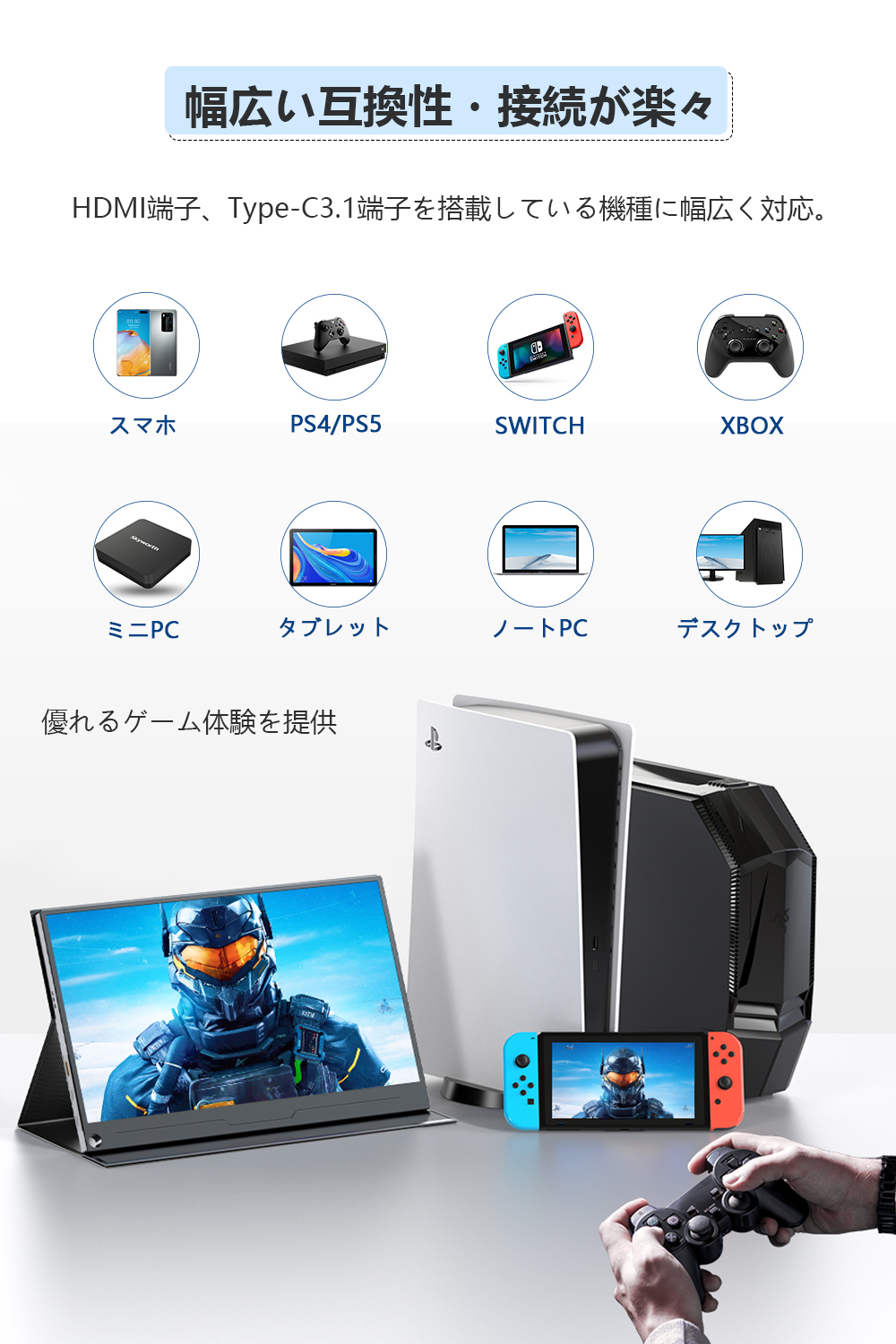 14インチ モバイルモニター タッチ PC/PS5/Switch スピーカー内蔵 Amazon.co.jp: モバイルモニター タッチパネル 14インチモニター
