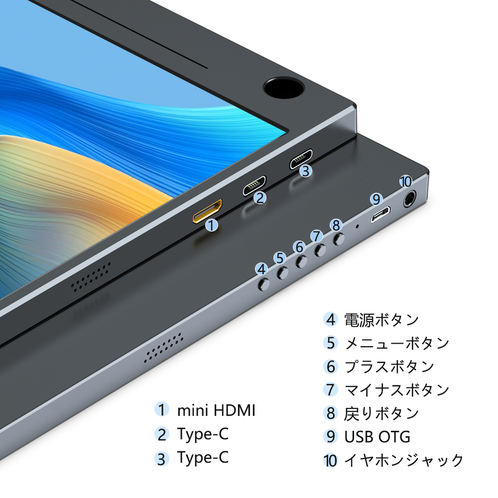 eviciv モバイルモニター Amazon.co.jp: EVICIV モバイルモニター 10.5インチ ポータブル