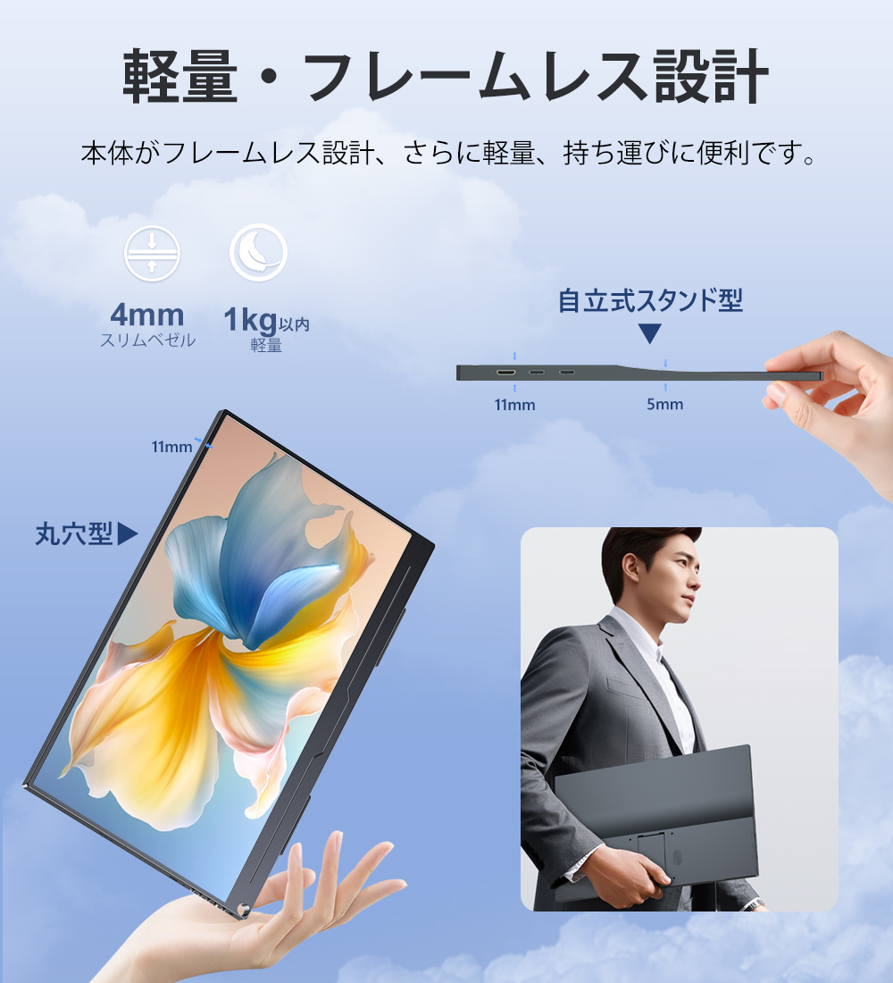 商品より12500円~＼2カラー／EVICIV モバイルモニター モバイル