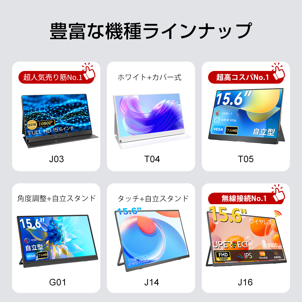 EVICIV モバイルモニター モバイルディスプレイ ゲーミングモニター