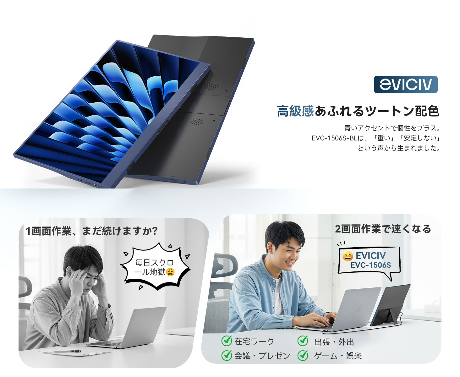 モバイルモニター 15.6インチ 1920x1080 液晶モニター ゲーミング