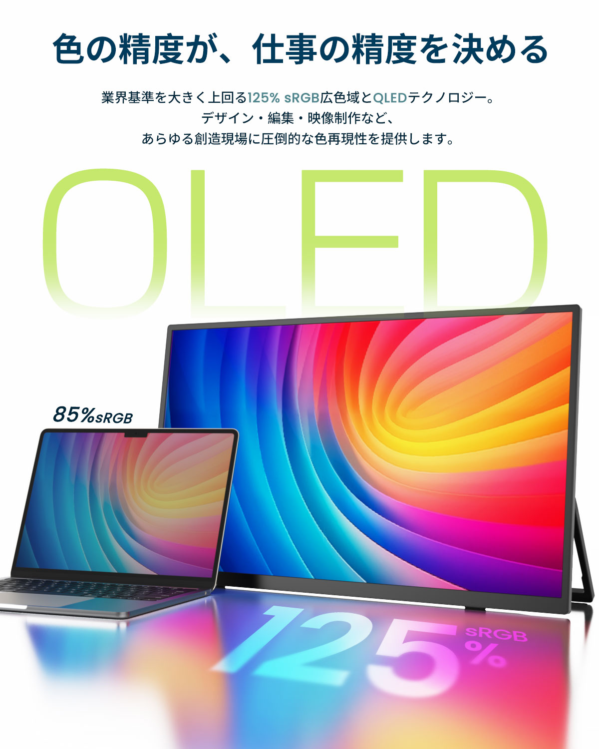 4Kタッチ式最新] EVICIV モバイルモニター ゲーミングモニター