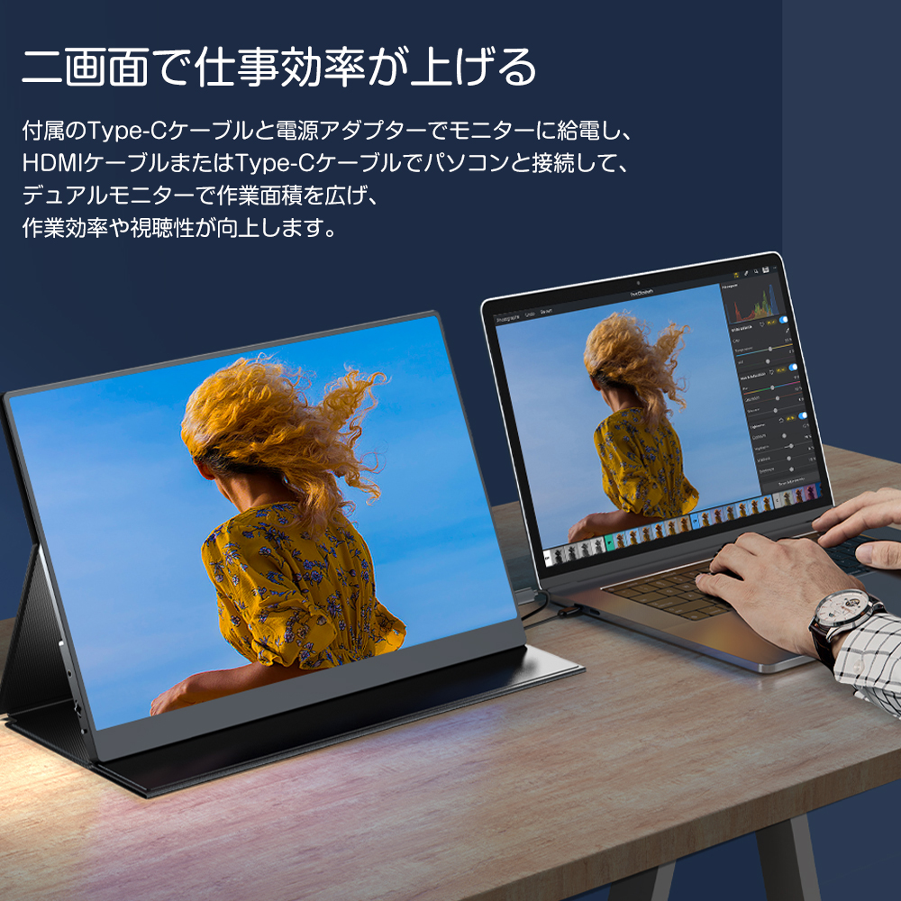 EVICIV 2K モバイルモニター　WQHD 120HZ 15.6インチ EVICIV 2K モバイルモニター WQHD 120HZ 15.6インチ EVICIV