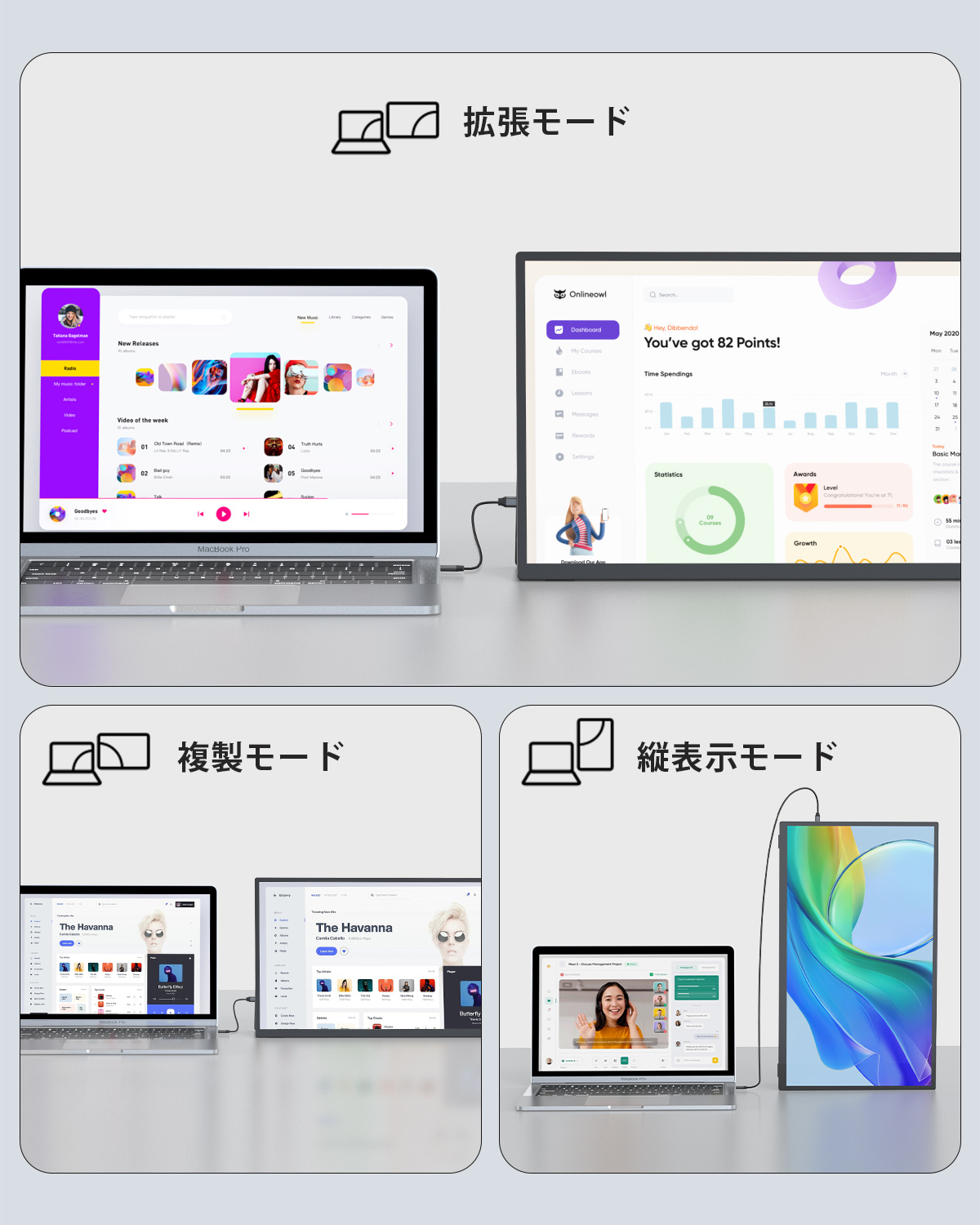 モバイルモニター ゲーミングモニター ポータブルモニター
