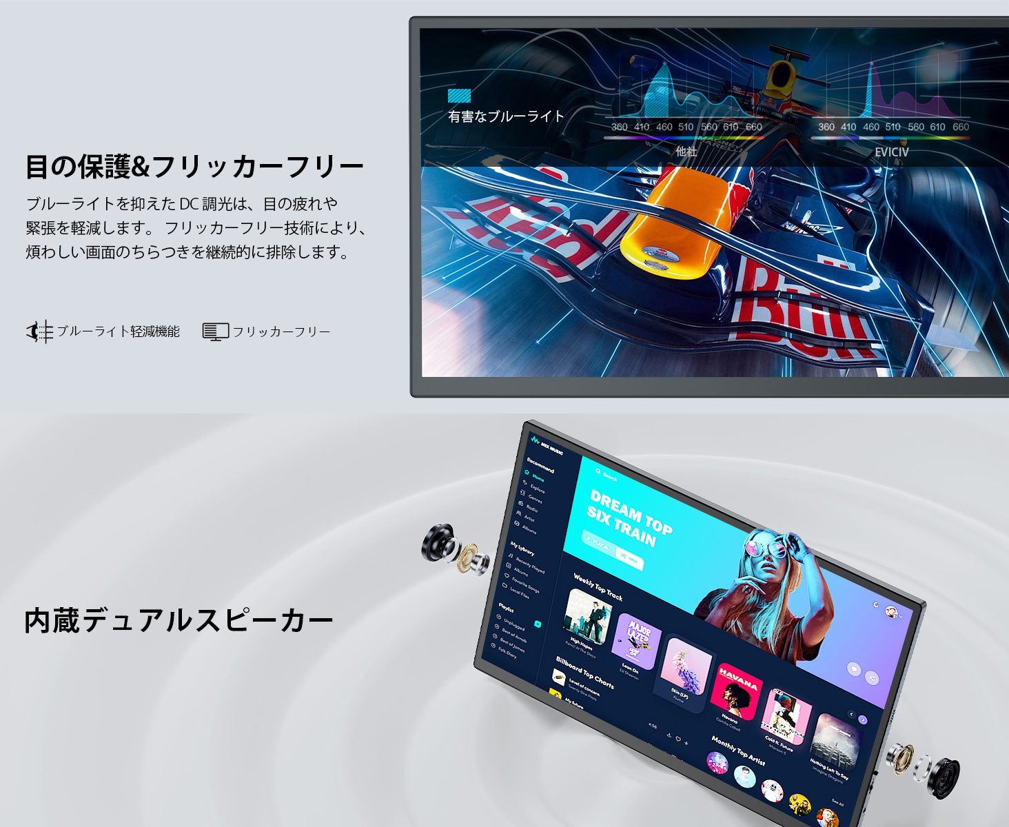NEW モバイルモニター モバイルディスプレイ ゲーミングモニター 120Hz