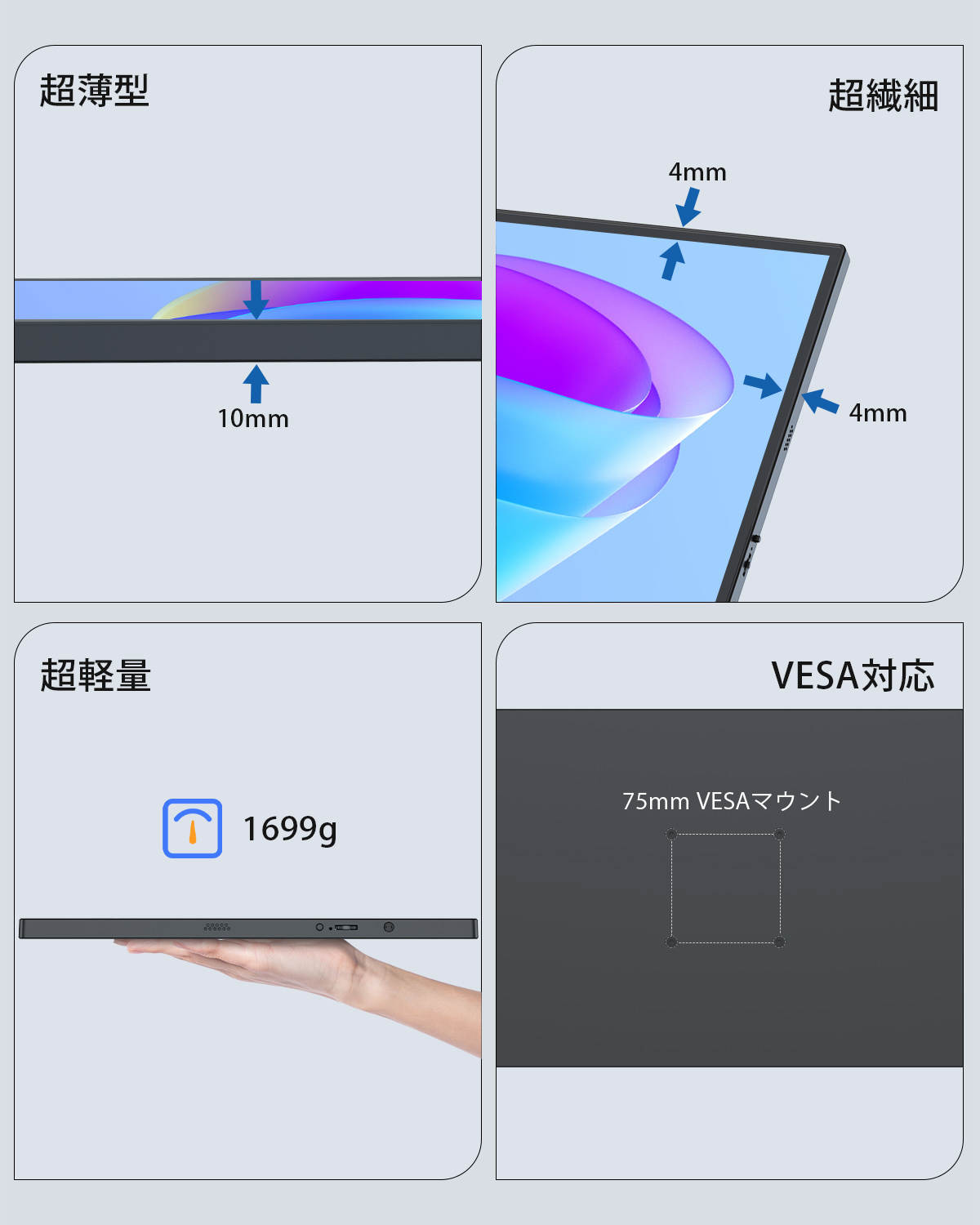 NEW モバイルモニター モバイルディスプレイ ゲーミングモニター 120Hz