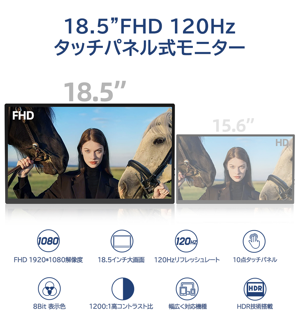 ペットモニターリモカ2値下げ Amazon.co.jp: UPERFECT QLED モバイルモニター 18インチ 2K/2.5K 非