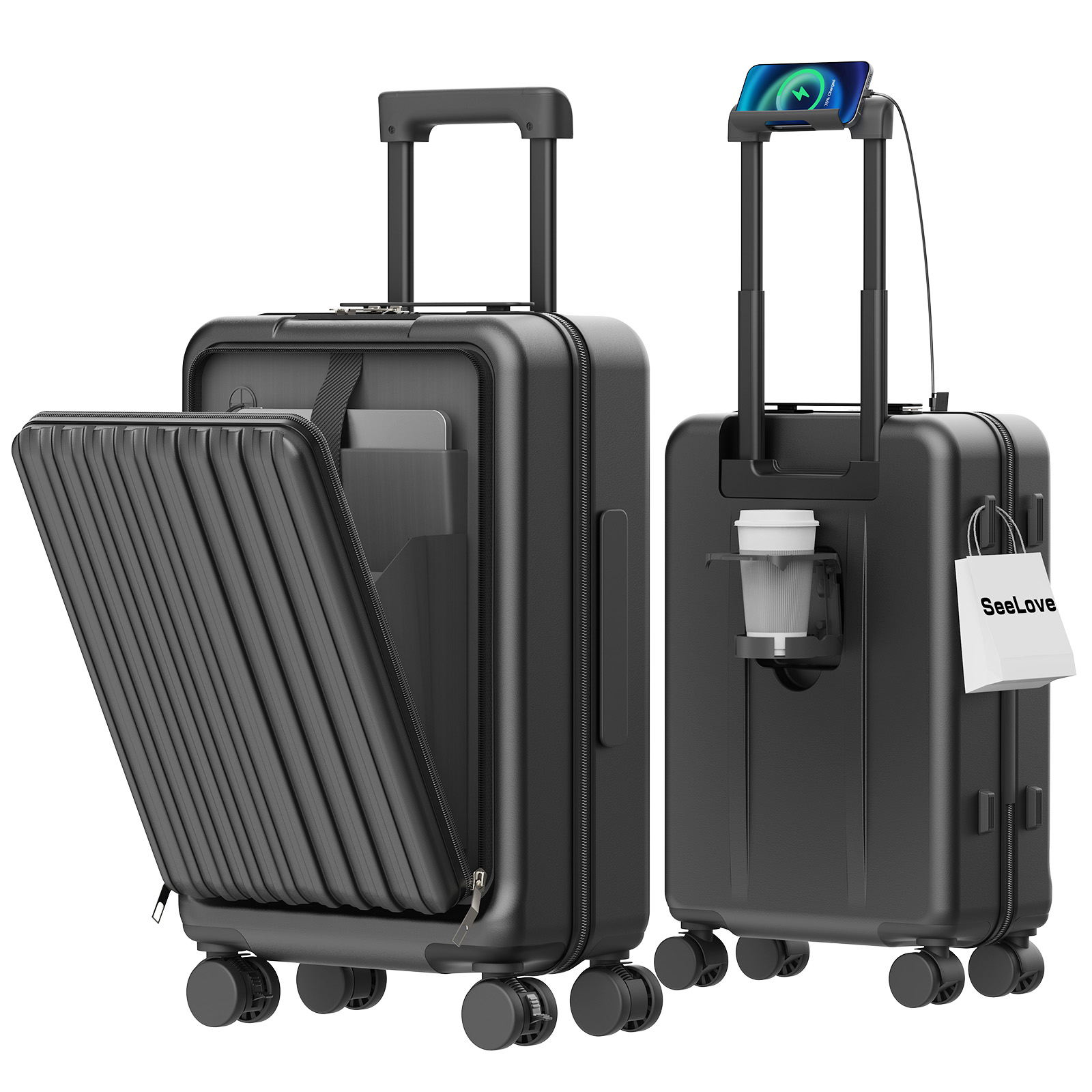 SALE ストッパー付き] スーツケース 機内持ち込み キャリーケース