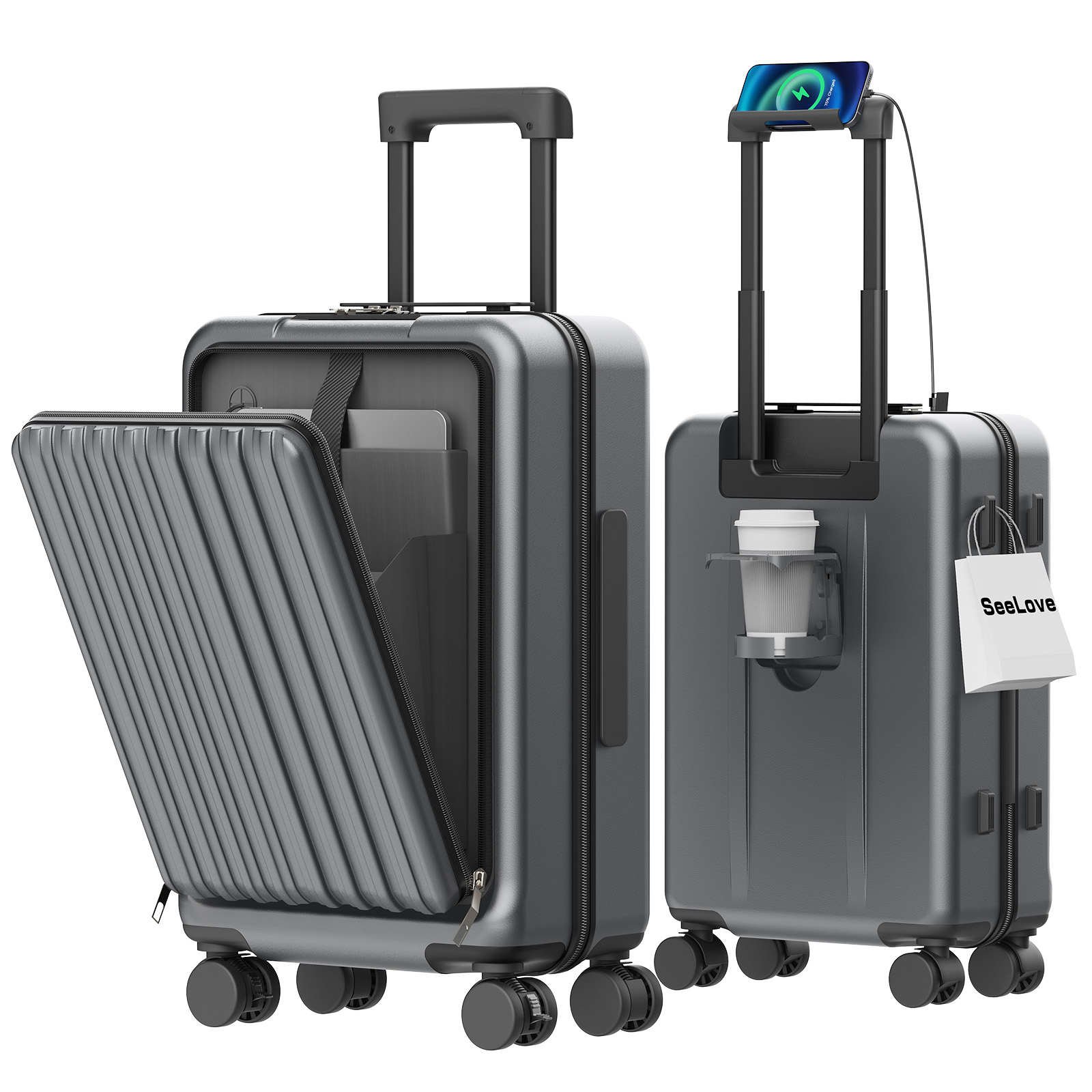 SALE ストッパー付き] スーツケース 機内持ち込み キャリーケース