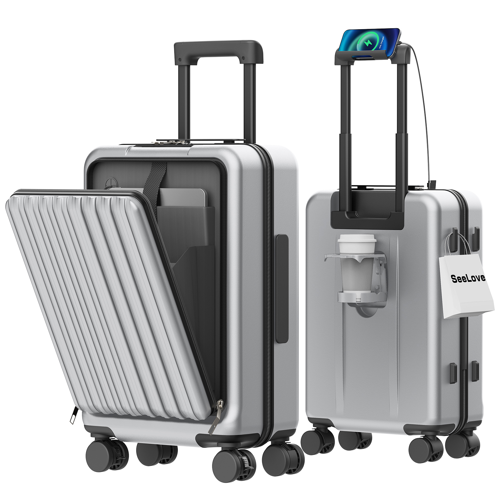 SALE ストッパー付き] スーツケース 機内持ち込み キャリーケース