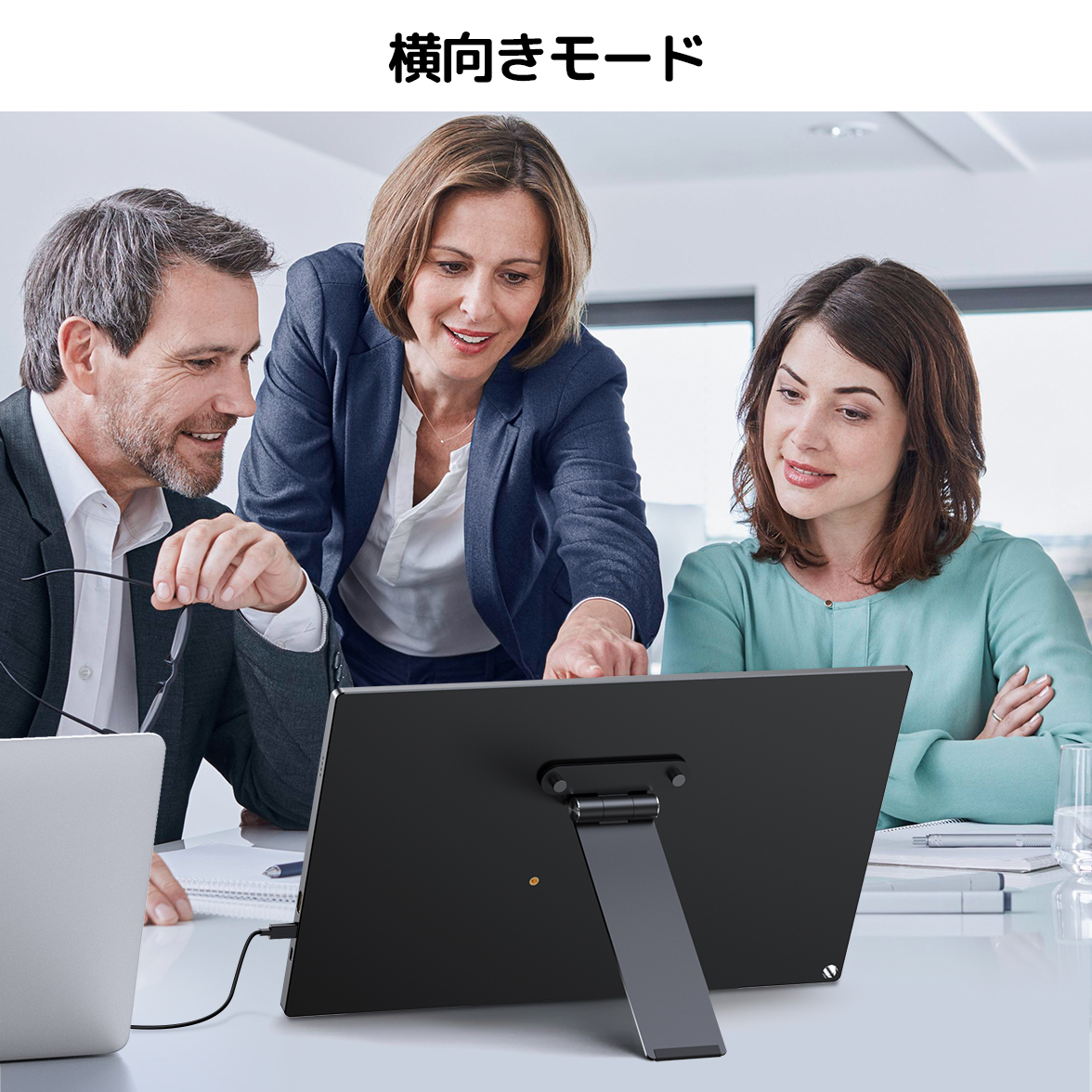 \SALE/EVICIV モバイルモニタースタンド マウント アーム 13.3 14 15.6 16 17.3インチまで対応 75*75mmVESA 回転可能 アルミ製 関連画像5