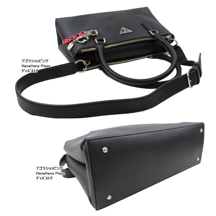 guess カバン GUESS（ゲス） バッグ VG774206 BLACK BECCA チャーム付き トート