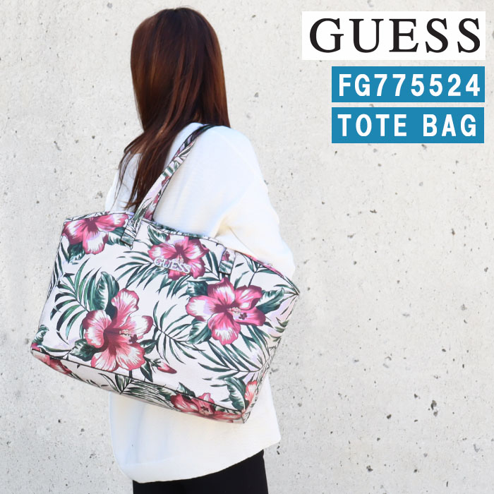 ゲス バッグ FG775524 FLORAL インバッグ付き トートバッグ バック 旅行 Big ビッグ 大きめ GUESS ab-358400 GUESS（ゲス） 【並行輸入品】ゲス バッグ FG775524 FLORAL インバッグ