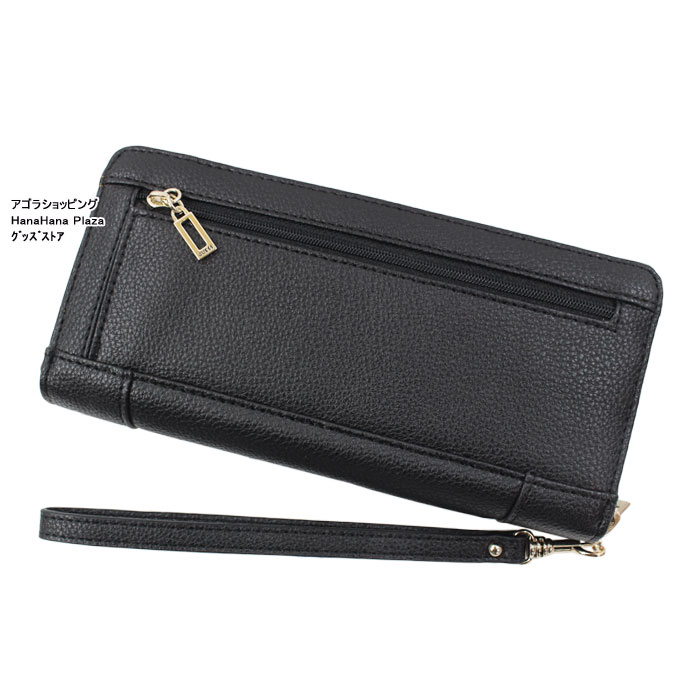 おしげ　レディース　BLK S GUESS（ゲス） 財布 VG788146 BLACK NAYA Large Zip Around Wallet