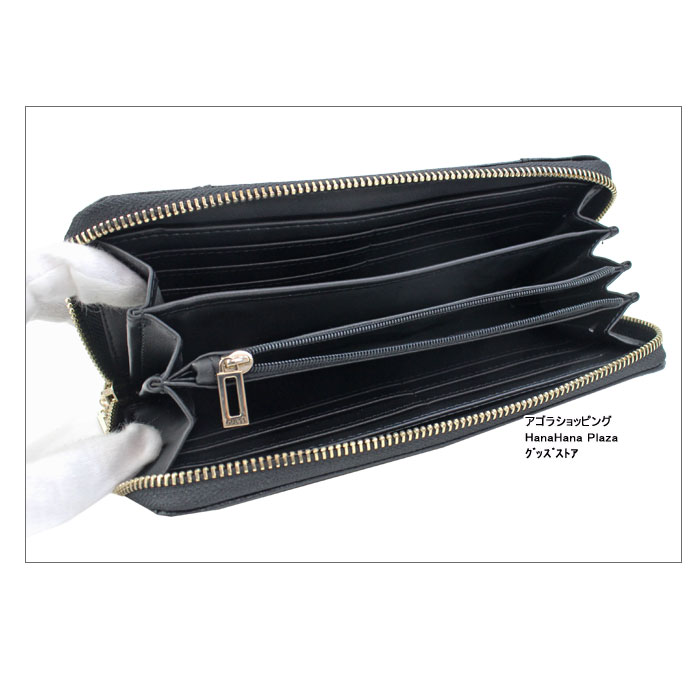 GUESS（ゲス） 財布 VG788146 BLACK NAYA Large Zip Around Wallet