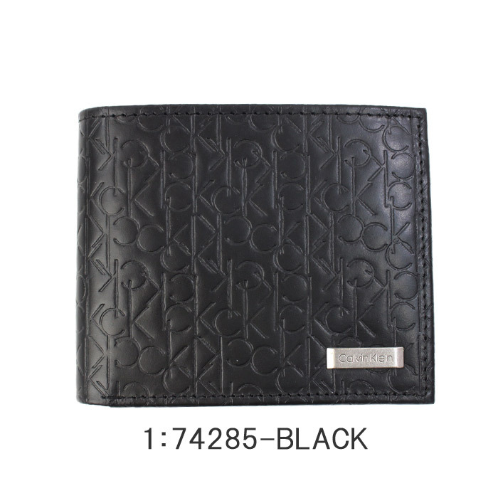 Calvin Klein カルバンクライン CK 財布 74285 BLACK ブラック